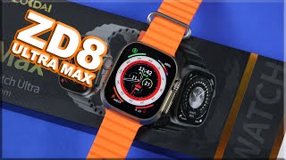 ZD8 Ultra Max UNBOXING  Apple Watch Ultra MOST HYPED CLONE Worth It [upl. by Eiboj222]