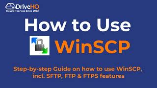 How To Use WinSCP FTP client  Connect to FTP FTPS and SFTP servers [upl. by Simara]