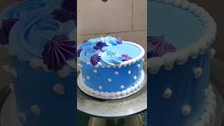 Shape cake nozzle flowers design cake cakedesign shortvideo [upl. by Siramay437]