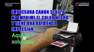 Impresora Canon no imprime negro Aquí la solución Canon printer does not print blackimprecompust [upl. by Pavier533]