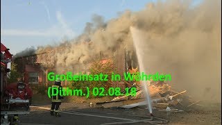 🔴Großeinsatz Kindergarten Brennt in Wöhrden Feuerwehr kämpfte mit Hitze und Wassermangel [upl. by Thorvald]