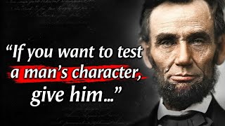 Abraham Lincoln – Life Lessons that are Really Worth Listening To [upl. by Zoila]