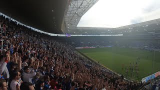 HSV Fans bauen Mannschaft nach 02 Niederlage in Hoffenheim auf  Hamburger SV auswärts Support [upl. by Rotkiv]