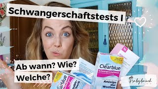 Schwangerschaftstest  ab wann inkl Frühschwangerschaftstest von Clearblue  Femometer [upl. by Verda]