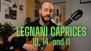 Legnani Caprices Nos 10 14 and 11 [upl. by Kimmie]