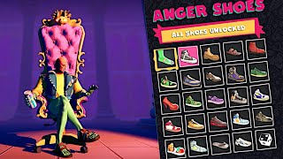 ANGER FOOT All Shoes Unlocked [upl. by Essilrahc]