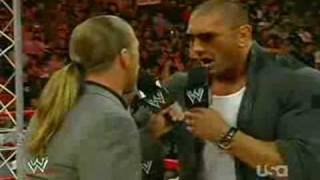 HBK and Batista Drunk Confrontation [upl. by Attena662]