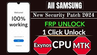 Samsung FRP BypassUnlock All Android 14131211 BY New Tool ONE Click Remove Latest Security Patch [upl. by Idola723]