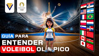 TODO lo que debes saber EN MINUTOS ⏱️  Voleibol 🏐 París 2024 [upl. by Nhguavoj]