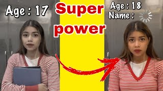 Superpower  You get a SPECIAL Name when you turn 18😳 PragatiVermaa TriptiVerma [upl. by Welsh]