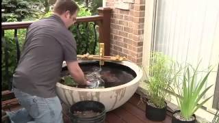 How To Build A Patio Pond Indoors or Outdoors or on your Balcony [upl. by Amara]