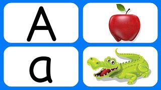 Learn A B C D  A for Apple  ABCD Song  A to Z Alphabet Learning  ABCD Poem  Cartoon Video [upl. by Haim]