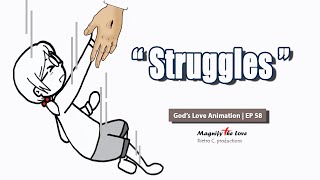 Struggles Motivational Video  Gods Love Animation  EP 58 [upl. by Adrell]