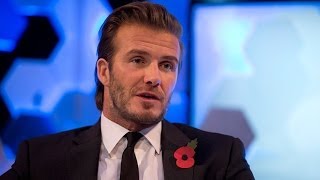 David Beckham I couldnt watch Manchester United for two years after leaving [upl. by Irrep899]