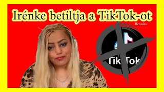 Varga Irén BETILTJA A TikTokot [upl. by Hunger189]