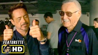 The MCU Stan Lee Cameos HD Marvels Tribute amp Behind the Scenes [upl. by Haliak]