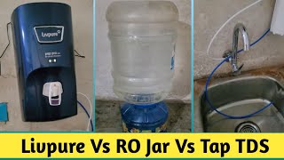 Livpure Pep Pro Star Water Quality Test 2024  Livpure Vs Tap Water Vs RO Water TDS [upl. by Annat]