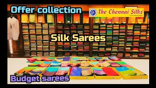 The Chennai silk CBEoffer Silk sarees  vibrant collectionrare color combosbudget collection [upl. by Ernesta]