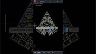 AutoCAD Powerful Tool  CAD Tutorial viralshorts [upl. by Anaira]