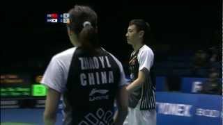 SF I  XD  Zhang NZhao Y vs Kim SRChoi HI  2012 Badminton Asia Cship [upl. by Adnir]