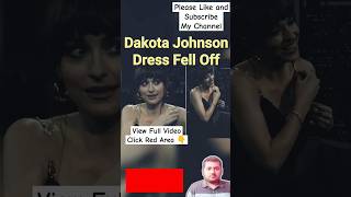 Dakota Johnson Dress Fell Off  Jimmy Kimmel Live  TV Wardrobe Malfunction  Dakota Johnson [upl. by Maxa]