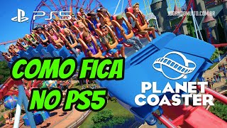 JOGANDO PLANET COASTER NO PS5 PELA PRIMEIRA VEZ  PLANET COASTER GAMEPLAY PS5 [upl. by Gilbertine]