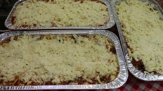 Meat and Cheese Lasagna  Freezer Banking  Bulk Cooking  Homemade Fast Food  Noreens Kitchen [upl. by Anivas907]