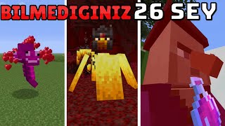 Minecraft Hakkında Bilmediğiniz 26 Şey [upl. by Dranek386]