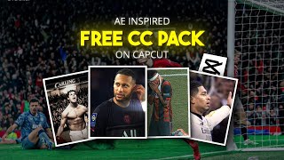 FREE Capcut CC Pack  Best AE Like CC Pack on Capcut Link in description [upl. by Levania]