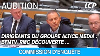 Autorisations de diffusion sur la TNT  audition des dirigeants du groupe Altice Media  102204 [upl. by Cheslie]