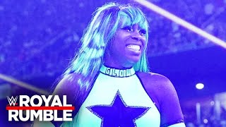 Naomi makes emotional return to WWE Royal Rumble 2024 highlights [upl. by Janek]