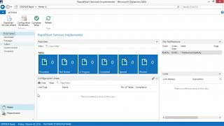 Dynamics NAV  M0107 Configure a New Company Using RapidStart Services [upl. by Nuarb]