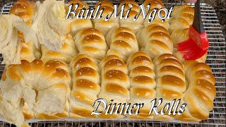 Bánh Mì Ngọt  Cách Làm Bánh Mì Ngọt Nhân Dừa Đậu Xanh Xốp Mềm Dẻo Rất Là Ngon  Soft Dinner Rolls [upl. by Leahpar84]