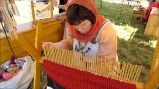 Stick Weaving  an experimental archaeology project [upl. by Frere]