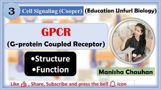 Gproteincoupled Receptors  GPCRs Cooper  Cell signaling  gpcr structure function [upl. by Ashford]