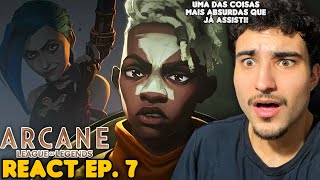 ARCANE É UM ABSURDO JINX VS EKKO React Arcane EP 7 [upl. by Ddej]