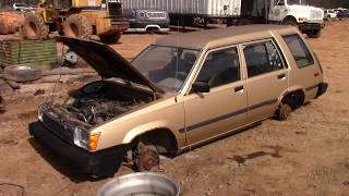 WILL IT RUN 1983 Toyota Tercel 4x4 WAGON SCRAPPED [upl. by Marsden]