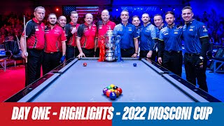 Day One  Highlights  2022 Mosconi Cup [upl. by Fi]