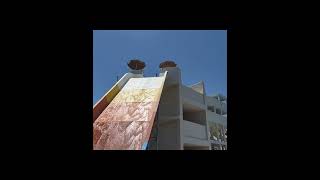 Hill Slide Aqua Park In Tunisia SplashWorld Venus Beach Hotel May 2024 [upl. by Peednas]