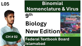 Binomial Nomenclature amp Virus  CH 02  Biodiversity  Grade 9  National Foundation Islamabad [upl. by Malley196]