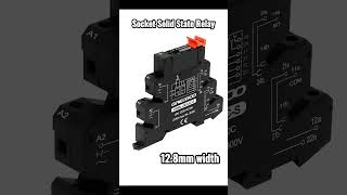 Ultraslim Pluggable Solid State Relay socket SSR module PLCINTERFACE solidstate relay [upl. by Chambers]