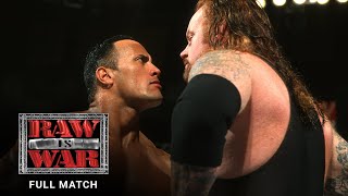 FULL MATCH  The Rock vs The Undertaker Raw Dec 25 2000 [upl. by Tiffie538]