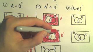 Venn Diagrams Shading Regions for Two Sets [upl. by Nesto]