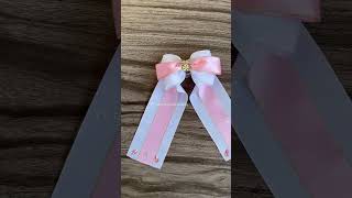 Moño Flat Bow tendencias diy flatbow ribbon bow girls [upl. by Rehpotsyrk]