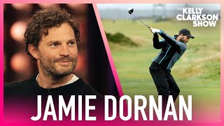 Jamie Dornan Is Embarrassed To Admit How Much He Loves His New Golf Bag [upl. by Ecnarf333]