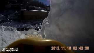 WEBCAM BOBSLEIGH TRACK quotLAGO BLEUquot CERVINIA ZERMATT CERVINO MATTERHORN [upl. by Ianaj]