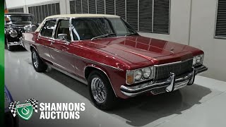 1976 Holden HJ Statesman Caprice  2023 Shannons Winter Timed Online Auction [upl. by Yahiya452]