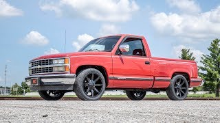 19881998 GM 1500 Pickup Truck 2 and 4inch Lowering Kit by Rough Country [upl. by Eenel]