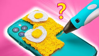 COOL 3D PEN CRAFTS🔥 Make your own Gadgets DIY Everything with 3D Pen [upl. by Gowrie709]