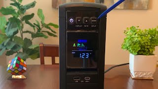 CyberPower CP1500PFCLCD UPS Review  An AFFORDABLE Sine wave Battery Backup UPS [upl. by Airlee379]